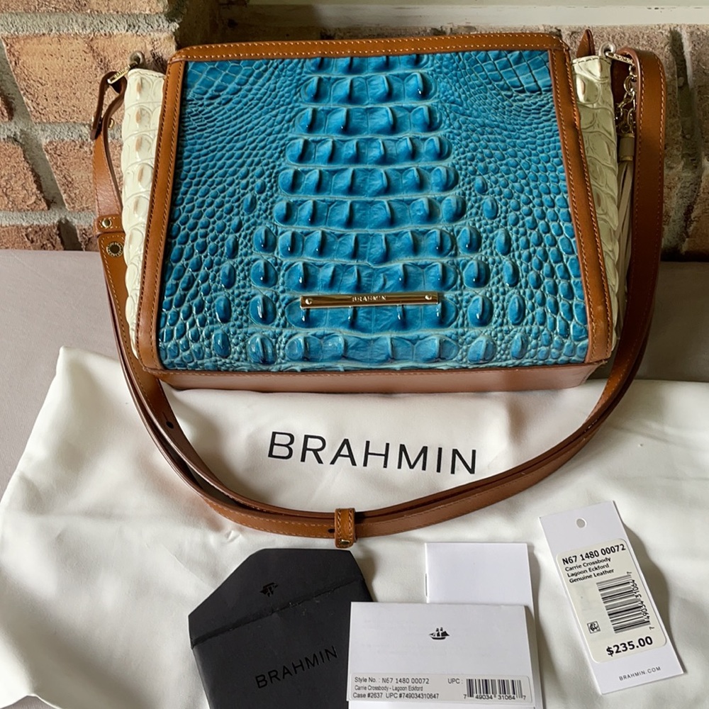 Brahmin Carrie crossbody. Like new.